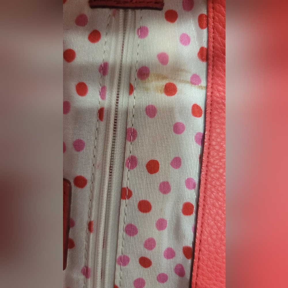 Kate Spade Coral Leather Purse - Picture 6 of 16